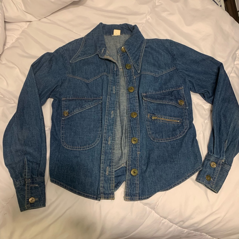 Western Style Handmade Jean Jacket